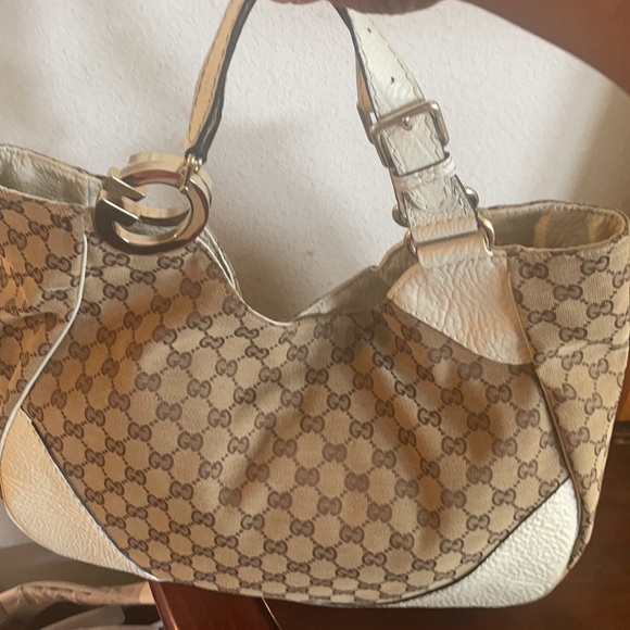 Gucci Monogram Satchel Bag - Picture 5 of 15